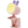 Dudùu Puppy Rabbit - Mini lampada da Tavolo Pieghevole a LED, Luce Calda, Tascabile, per Lettura, Comodino o Scrivania, forma di Coniglio (Rosa)