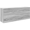 vidaXL Mobile da Bagno Grigio Sonoma 100x25x40 cm in Truciolato, Armadio a Muro da Bagno, Armadio da Bagno a Muro, Armadio da Bagno a Parete