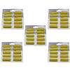 vhbw 50x Bastoncino profumato per aspirapolvere ad es. Compatibile con AEG e con Molte Altre Marche - Deodorante, Limone