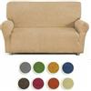 Corredocasa Copridivano e Copripoltrona IMPERIALE Jacquard Elasticizzato Adatto per 2 3 4 posti Elegante Morbido e Resistente protegge il tuo arredamento con stile (Beige, 1 Posto)