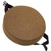 UICMNSI Diametro 25/30/35/40cm Cuscino for Sgabello Rotondo,Rotondi Cuscini for Sedia, Cuscini for Sedili Cuscini da Pranzo Rotondo, Cuscini for Sedie Antiscivolo con Ganci Elastici(6,40x8cm/16x3in)
