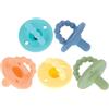 Nuby Softees Ciucci Neonato 100% Silicone, Set da 5, 0+ Mesi, Bimbo