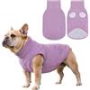 Mosucoirl Felpe per Cani Maglioni cani Maglione per Animali Domestici Felpe con cappuccio Abbigliamenti per cani caldi Cappotti e giubbotti per cani piccoli e medi XS-4XL (Violetta, XS)