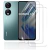 HonJenSeoa Pellicola Protettiva in Idrogel per Honor X7b, 3 Pezzi Trasparente Morbido TPU Protezioni per Lo Schermo, Anti graffio, HD, Supporto ID Impronte Digitali