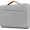 TECOOL 13 Pollici Custodia per MacBook Air 13 M1 13,6 M2 M3 M4 2018-2025, MacBook Pro 13, 13'' iPad Pro/Air, Surface Pro 10/9/8/X, Custodia Protettiva MacBook Laptop Borsa, Grigio