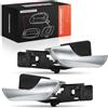 Frankberg 2 maniglie interne per porta 156092167 | davanti, Sinistra, Giusto, plastica, Argento, cromato; Compatibile con: Giulietta 940
