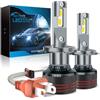 Sycreek Lampadine H4 HB2 9003 LED,18000LM 6500K Estremamente Luminoso CSP Chips, Per Fari Abbaglianti e Anabbaglianti per Auto, Sostituzione Lampada Alogena E Fari Allo Xenon