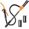 DBREAKS Pompa a benzina elettrica, 2,4 galloni/min, pompa a trasferimento liquido, pompa di trasferimento elettrica, pompa a trasferimento a batteria, pompa a sifone elettrica, pompa ad olio elettrica