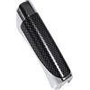 TKSE Copertura Decorativa per Freno a Mano per Auto, Copertura Decorativa per Protezione Freno a Mano per Auto in ABS Cromata in Legno E Fibra di Carbonio per La Maggior Parte delle Auto(Nero)