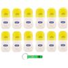 Beni Culinari Neutro Roberts, deodorante Roll On Fresco, senza sali di alluminio, senza macchie, profumo di agrumi in bergamotto e zenzero, deodorante unisex, 50 ml + portachiavi Beni Culinari
