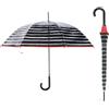 Le Monde du Parapluie - Ombrello campana trasparente per le donne, Trasparente/Verde, Classico