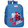 Marvel Disney MARVEL Zaino per bambini, in poliestere, tasche laterali, spallacci larghi, maniglia superiore per appenderlo, con etichetta con nome, sistema magic Fix.