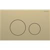 PLACCA DI COMANDO GEBERIT SIGMA 40 ROUND ACCIAIO INOX OTTONE SPAZZOLATO 115.628.QF.1
