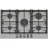 NEFF T27CIQ8N0 Piano Cottura A Gas In Acciaio Inox - 75 Cm
