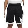 Nike Dri Fti Hbr Basketball Pantaloncini, Nero/Bianco/Bianco/(Bianco), S Bambino