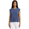 G-Star Maglietta da Donna con Cerniera Posteriore Overdyed SS T Wmn, Blu (Mid Blue GD D26421-c261-h362), XS