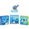 Little tikes Story Dream Machine Story Collection - Il Grande Squalo, Il Piccolo Squalo - 3 Libri di Fiabe e 1 Personaggio Audio - per Bambini e Ragazzi, età 3+ Anni