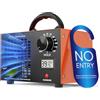 DDHTSAL Generatore di Ozono - Purificatore d'aria 120000mg/h Fino 500㎡ con Display Temperatura e Umidità, Timer 120 Minuti, O3 Ozonizzatore per Ambienti Auto Appartamenti Hotel Cucine Animali, Odori Puliti