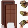 LKEVREG Teglia Muffin con 12 Stampo Muffin & 6 Stampo Ciambelline, Antiaderente Stampi in Silicone per Cupcake, Brownies, Budini, Donuts, Bagel, C0024-H