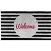 BANZAII TEXTILE INNOVATOR ONLINE Banzaii Zerbino Ingresso Casa in Fibra di Cocco 40x70 cm, Tappeto Porta con Base Antiscivolo, Resistente e Ideale per Interno ed Esterno - Welcome Glitter