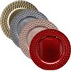 DEL GIUDICE 24x Sottopiatti Natalizi In Plastica 33cm Decorazioni Natale per Tavola decorati