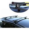 Barre portapacchi portatutto universali auto con serratura antifurto 110cm G3