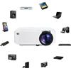 Andowl Proiettore LED Ultra HD WIFI 3D wireless D40W casa Cinema 1600LM Supporto Q-A16