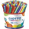 Fila Pennarelli Giotto Turbo color 96 pz punta fine 2.8mm colori assortiti base acqua