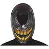 NO BRAND Maschera Eroe Nero in PVC - Villain Adulto