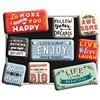 Nostalgic-Art Set di magneti retrò, 9 pezzi, Enjoy Life | del frigorifero, design vintage, Idea regalo con frase