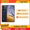 realme Versione globale realme 14T 5G Smartphone MediaTek Dimensity 6300 Display OLED da 6,67" Batteria 6000mAh Next AI Resistenza all'acqua IP69 - Titanium