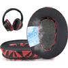 SOULWIT Cuscinetti auricolari di ricambio in gel refrigerante per Sony WH-CH700N (WHCH700N) e MDR-ZX780 (ZX780DC)/MDR-ZX770 (ZX770BN ZX770BT), Cuscinetti auricolari per cuffie MDR-10R (10RNC 10RBT)