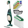 GREENELF Aspirapolvere Folletto VK140 - ASSEMBLATO NUOVO CON PARTI COMPATIBILI - Motore da 60.000 giri/min, Spazzola HD40 con 2 Anni Sacchetti, GARANZIA 2 ANNI, Aspirapolvere Leggera e IMMORTALE da 3 kg