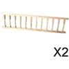 2X 1:12 fai da te in miniatura mobili balaustre casa delle bambole ringhiera