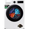 Samsung Lavatrice Slim 9 Kg Classe A-10% Profondità 48 cm Centrifuga 1400 giri Vapore Wi-Fi colore Bianco - WW90DG5G34AEET