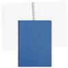 Clairefontaine 781454C collezione Age Bag Quaderno a spirale blu - A4 21x29,7 cm - 100 pagine a righe con margini - Carta Bianca 90 g - Copertina in carta Lustrée a grana grossa effetto cuoio