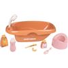 Smoby - Baby Nurse - Set da Bagno e Accessori - Numerosi Accessori - Giocattolo d'imitazione - Prenditi Cura del Tuo Bambino - Materiale Riciclato - dai 3 Anni - Prodotto in Francia