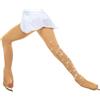 SSZYace GLMSeggs - Collant per pattinaggio artistico, per sci e pattinaggio su ghiaccio, calze calde per bambini e adulti con calze con fibbia, Over the Boot With Crystals, L