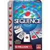 Goliath - SEQUENCE Travel - Gioco di Strategia per Famiglie e Bambini da 7 Anni - Allinea 4 Pedine - Formato Compatto Perfetto per Viaggi - Gioco da Tavolo Classico - Da 2 a 12 Giocatori