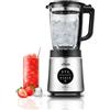 Ufesa Rock Crystal Frullatore da Tavolo, Potenza 1800W, Caraffa in Vetro 1,75L, Controllo di Velocità Elettronico, Tritaghiaccio, 6 Lame in Acciaio Inossidabile, 4 Programmi Automatici