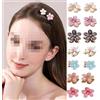 Wxinsheng Fermagli per Capelli con Perle,12 PCS Clip Floreali Eleganti con Lega di Zinco,Adatti per Ragazze e Donne,per Capelli,Forcine Decorative,Fermagli per Capelli da Sposa,Accessori per Capelli Floreali
