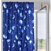 Tex family Tenda tendaggio confezionata Made in Italy cm. 140x280 per tutti i tipi di bastone e binari Luna LUNARE Pianeti Blu