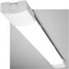Modlicht Plafoniera LED Lineare da Soffitto 60CM 18W, Lampada Rettangolare 1980 Lumen Impermeabile IP65 per Parete, Garage, Negozio, Ufficio - Tubo LED - Luce 5000K Bianco Freddo, Bianco