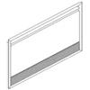 Innova Pannello estetico a parete bianco opaca SLI400 RAL 9003 ,
