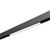 Faro LED Lineare 15W Magnetico 30cm CRI92 120° Nero 48V Colore Bianco Caldo 3.000K