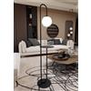 Lampada da terra in acciaio BARI LP1 E14 da interno