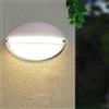 Plafoniera E27 IP54 Bianca 214x142mm mod. Palpebra Colore Bianco