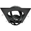 Faro da Incasso Orientabile per 2 lampade AR111 - Nero