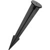 Picchetto in Alluminio per Fari LED - Nero