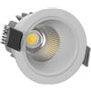Faro da Incasso 7W Foro Ø55mm Bianco IP40 CCT BRIDGELUX LED 3 Parabole Colore Bianco Variabile CCT